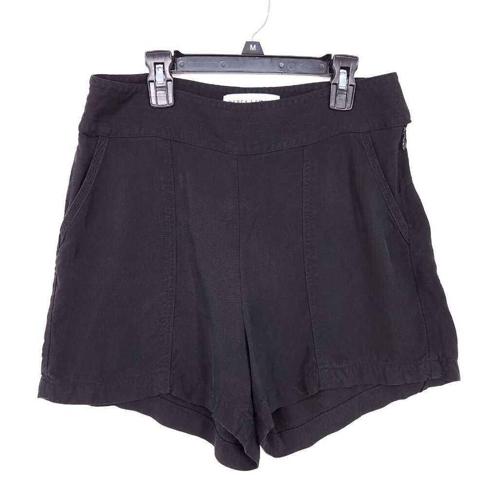 Derek Lam IOC Athleta Central Park Shorts Size 6 Black 3" Inseam